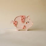Kép 1/2 - Mini malac lámpa - narancs