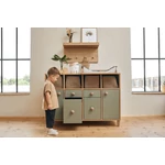 Kép 1/3 - Leaf pelenkázó komód zöld Nagy