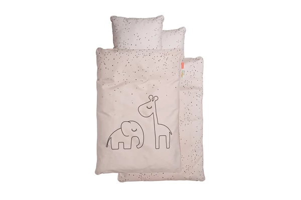 Done by Deer ágyneműhuzat - Dreamy dots - púder