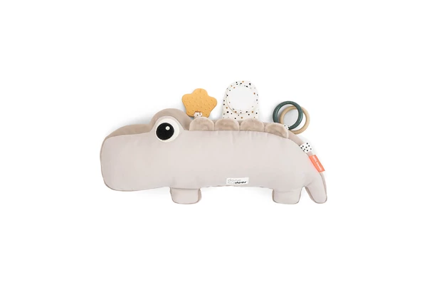 Done by Deer - Tummy time fejlesztő játék -Croco homokszínű